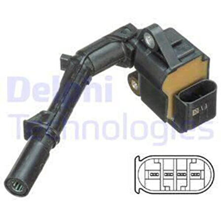 Delphi GN10690-12B1 Ateşleme Bobini M270 M274 W176 12-18 W205 14-C117 13-19 W212 13-16 W213 16-R172 15- 2749060600