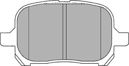 Delphi LP1144 Fren Balatası Ön Toyota Camry 10 96 12 01 446548010