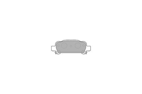 Delphi LP1509 Fren Balatası Arka Subaru Forester Impreza Legacy Outback 11 97 26296FC002