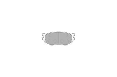 Delphi LP1527 Fren Balatası Ön Mazda 323 626 Premacy 97 12 04 