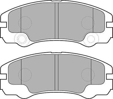 Delphi LP1552 Fren Balatası Ön Opel Frontera B 10 98 08 04 