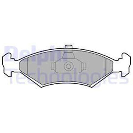Delphı Lp1604 Fren Balatası Ön Ford Courıer. Fıesta. Fıesta Van. Puma Mazda 121 95
