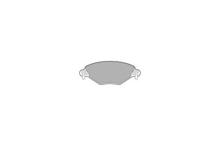 Delphi LP1654 Ön Fren Balatası Citroen C5 1.6HDI 1.8 16V 2.0I 16V 00- 1611456480
