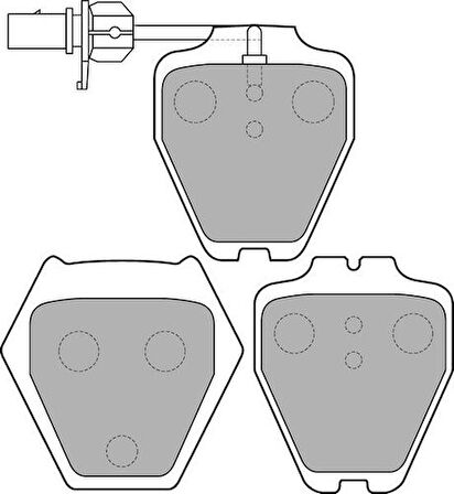 Delphı Lp1703 Fren Balatası Ön Audı A6. Allroad. S4. S6 98
