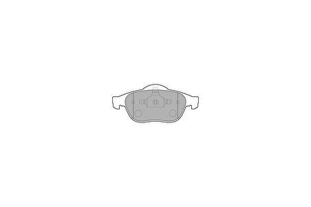 Delphi LP1708 Ön Fren Balatası Laguna II 1.6 16V 1.8 16V 1.9 3.0 V6 Megane II 05 1.6 16V 1.5 2.0 1.8 410607613R