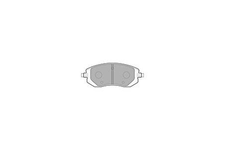 Delphi LP1718 Ön Fren Balatası Subaru Impreza 00-08 Legacy 02-08 BRZ 12-Forester 02-07 32006166