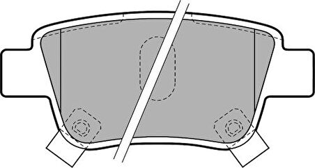 Delphi LP1785 Arka Fren Balatası Disk Toyota Avensis 1.6 03-08 Corolla Verso 04-06 446605010