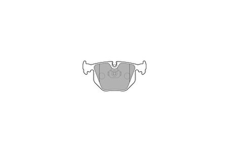 Delphi LP1803 Fren Balatası Arka Range Rover 02-09 BMW E53 E83 E45 34216790071