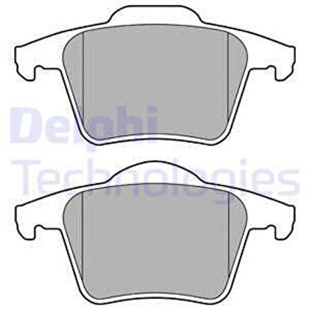 Delphi LP1835 Arka Fren Balatası Volvo Xc 90 T6 2.5T D5 06.02- 274330