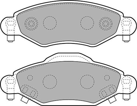 Delphi LP1840 Ön Fren Balatası Yaris 03-10 VVTI 1.4 1.5 D4D 044650D040