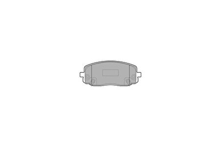 Delphi LP1933 Ön Fren Balatası Hyundai i20 08-15 i10 08-11 Picanto 04-10 581011JA60