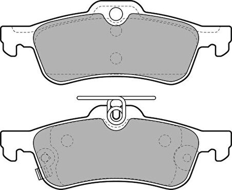 Delphi LP2007 Arka Fren Balatası Honda Civic 2012-Toyota Yaris 2010- 044660D010