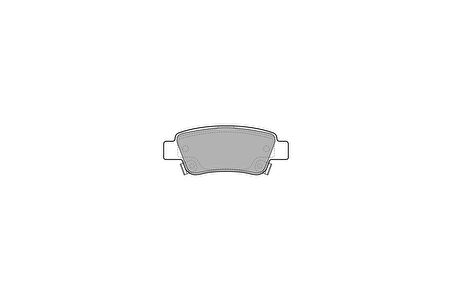 Delphi LP2047 Fren Balatası Arka Honda CRV 01 07 43022SWWG02