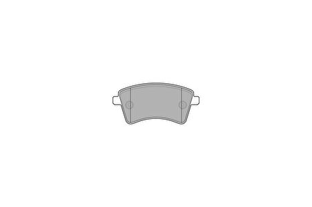 Delphi LP2078 Ön Fren Balatası Kangoo III Mercedes Citan 1.5DCI 1.5 410601334R