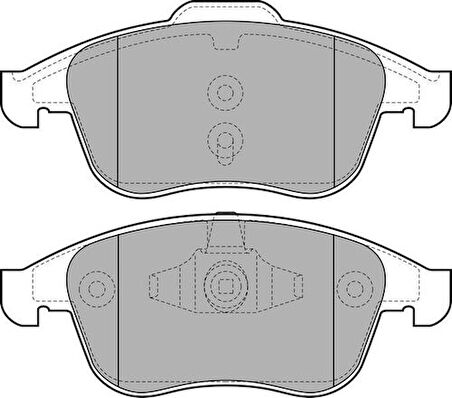Delphi LP2079 Fren Balatası Ön Renault Laguna 10 07 410600011R