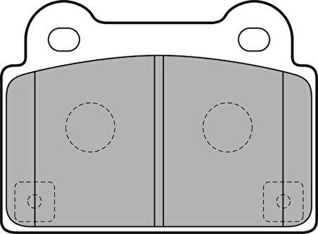 Delphi LP2177 Fren Balatası Arka Mitsubishi Lancer Evo 01 08 4605A584
