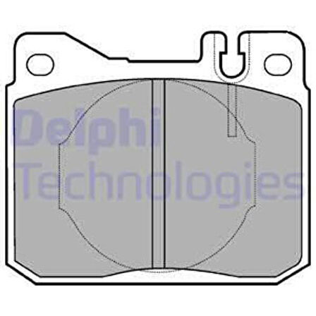 Delphi LP221 Fren Balatası Ön W123 80-85 C123 77-85 W126 85-91 C126 85-91 Renault 107 80-84 06D117070