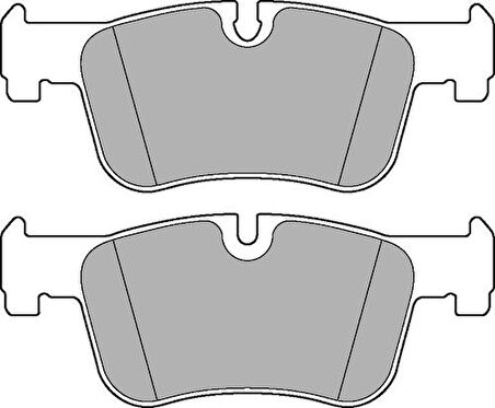 Delphi LP2285 Fren Balatası Ön BMW F20 F21 F30 F31 F32 F33 F35 34116850568