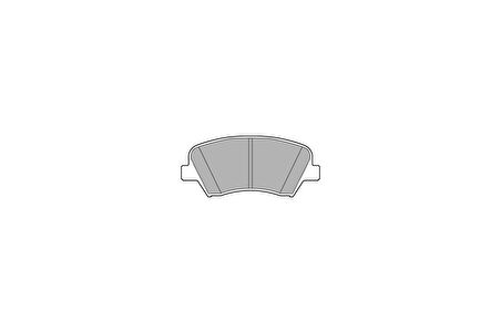 Delphi LP2293 Ön Fren Balatası Hyundai I30 2012-Elantra 2010-Kia Ceed 2012- 581013XA00
