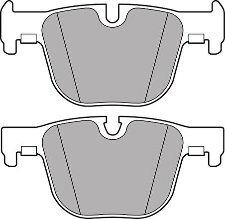 Delphi LP2494 Fren Balatası Arka BMW F30 F80 F31 F34 F32 F82 F35 34216850570