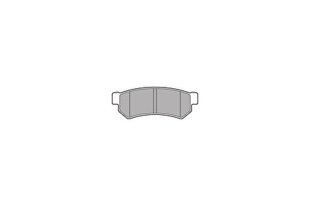Delphi LP2502 Arka Fren Balatası Disk İçin Lacetti 96800089