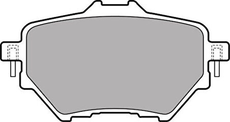 Delphi LP2505 Arka Fren Balatası 2008 II-3008-308 II-508 II-Partner-Rifter-Berlingo-C4 Picasso II-Combo-Grandland 13-Disk Capı 268mm 1609000680