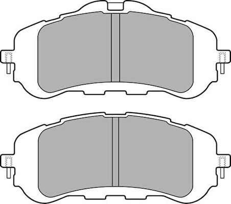 Delphi LP2506 Ön Fren Balatası 308 II 13-308 SW II 14-Disk Capı 283x26 1647860280