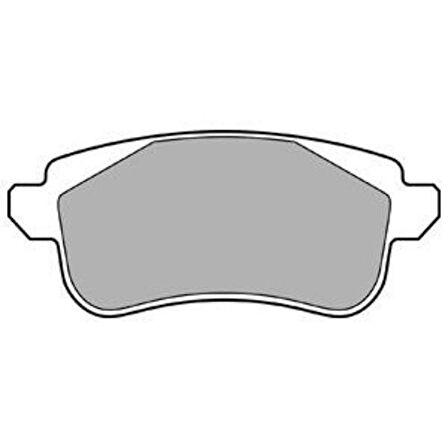 Delphi LP3283 Arka Fren Balatası Megane IV 15-Espace V 15-Megane IV Grandtour 16-Talisman 15- 440608235R