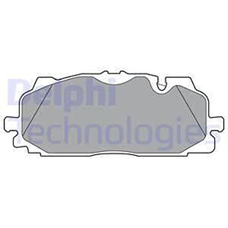 Delphi LP3302 Fren Balatası Ön Q7 2.0 TFSI 3.0 TFSI 3.0 TDI Quattro 15- 4M0698151AM