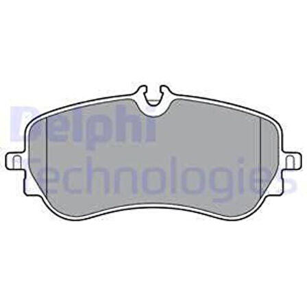 Delphi LP3367 Fren Balatası Arka Crafter 17-Amarok 18-Man Tge 17- 2H6698451A