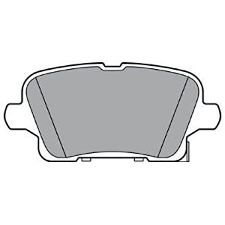 Delphi LP3373 Arka Fren Balatası Opel Insignia B 17 17- 13517694
