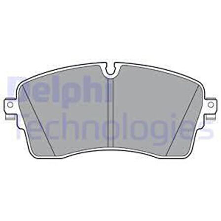 Delphi LP3395 Fren Balatası Ön Range Rover 13-Range Rover Sport 14-Discovery 5 17- JDE39759