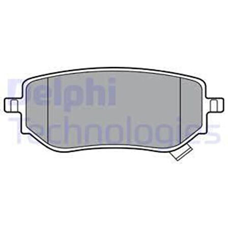 Delphi LP3402 Fren Balatası Arka X-Class 470 17- D4060-5JU0A
