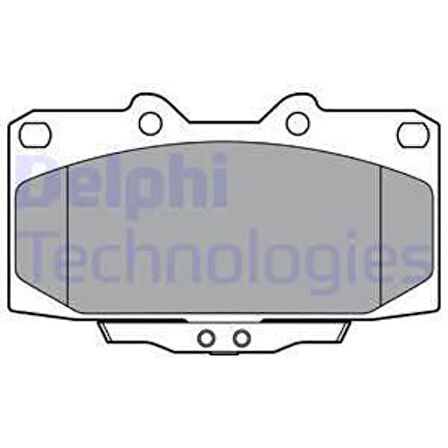 Delphi LP3409 Fren Balatası Ön Yaris 446552360