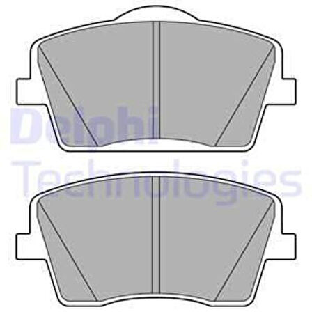 Delphi LP3435 Ön Fren Balatası Volvo Xc40 17- 77367733