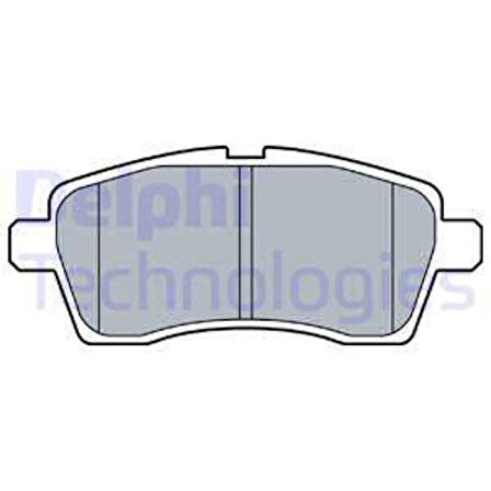 Delphi LP3510 Fren Balatası ÖnSuzukiIgnis 5581062R00