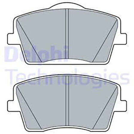 Delphi LP3515 Ön Fren Balatası Volvo Xc40 17- 31471407