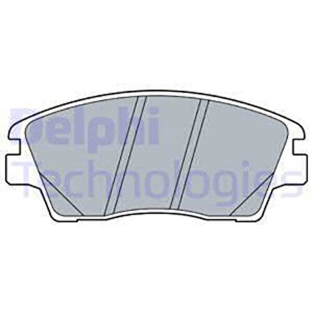 Delphi LP3519 Fren Balatası Öntucson-Sportage 58101D3A00
