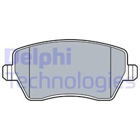 Delphi LP3551 Ön Fren Balatası Micra K12 03-Note 06-Clio III 05-Modus 04-Duster 10-Logan 04-Dokker 12-G 116mm Y 52.1mm K 17.4mm 410608481R