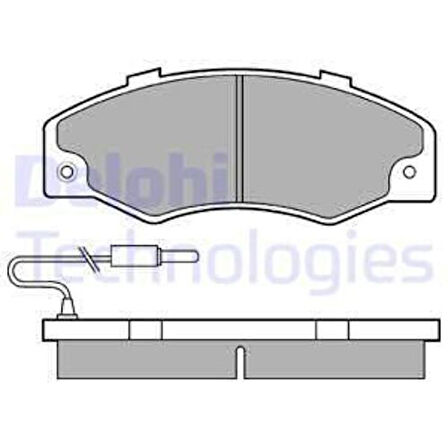 Delphi LP489 Ön Fren Balatası Renault 21 Concorde Fişli 7701202481