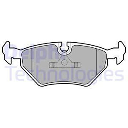 Delphi LP555 Fren Balatası Arka BMW E36 Z3 E32 E34 E36 M3 E34 M4 34211158266