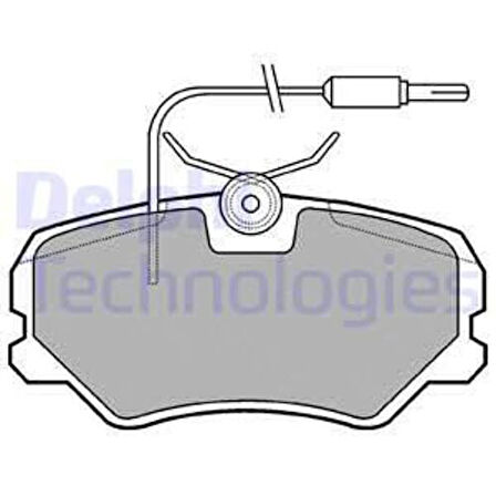 Delphi LP564 Ön Fren Balatası P405 Srı Xu9J4 1.9 4 Kablolu 1617249880