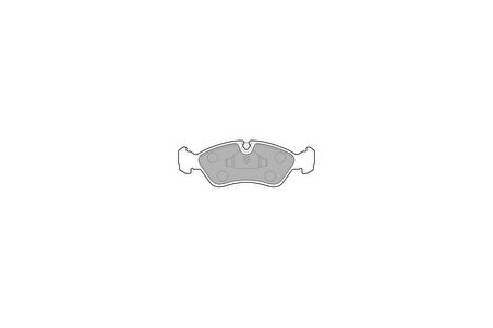 Delphi LP585 Ön Fren Balatası Astra F 92-98 Vectra A 89-95 Vectra B 96-01 90167765