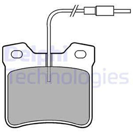 Delphi LP667 Fren Balatası Arka Fişli V-Class 638 2 97-03 Vito 638 97-03-P406 P605 P607 95-07 A0024204820