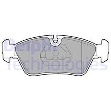 Delphi LP710 Fren Balatası Ön BMW E46 E36 91-04 34111164737