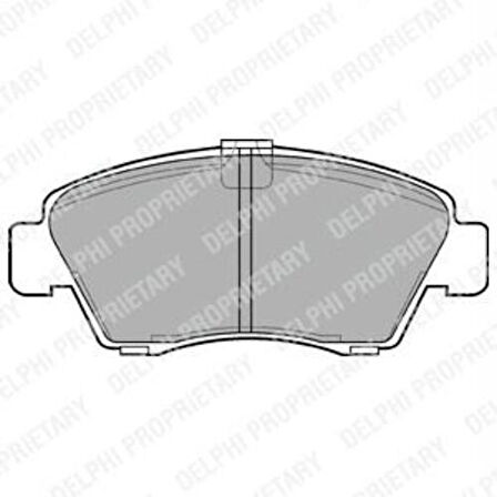 Delphi LP810 Ön Fren Balatası Honda Civic 1.4 1992 2000 Honda City Jazz 2004 2007 45022SR3G01