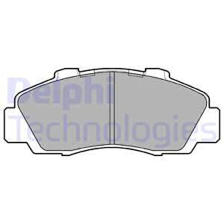 Delphi LP872 Ön Fren Balatası Honda CRV 1996 2001 HRV 1999-Accord 1993 1997 45022S10A00
