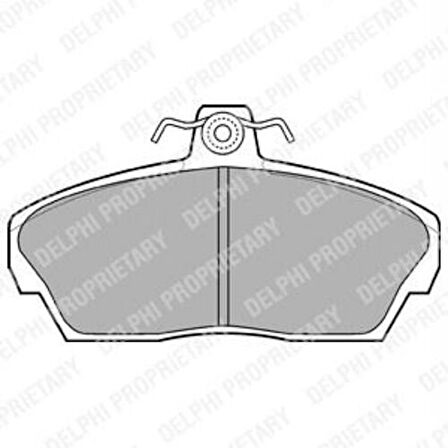 Delphi LP911 Ön Fren Balatası Honda Civic 2001 2006 Euro Civic 1996 1999 Rover 200 400 1996 2000 Tata Telcoline Freelander 0 45022ST3E00