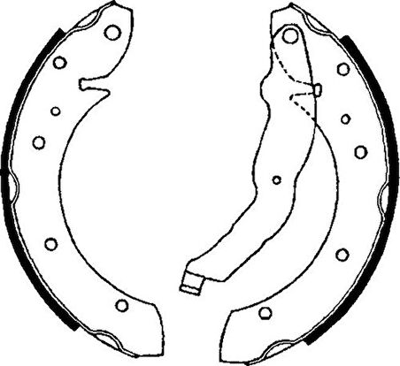 Delphi LS1634 Fren Pabuçu Arka BMW 316 318 320 323 325 04 91 34219067127