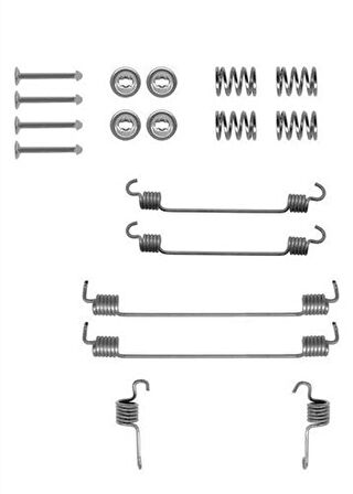 Delphi LY1268 Fren Pabuç Montaj Takımı Arka Mitsubishi Carisma Spacestar 10 98 10 06 
